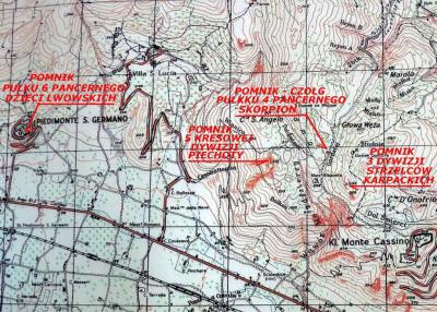 Mapa pomników polskich